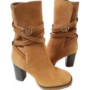 Tory Burch Jaime 85mm boots. Seeded tumbledifinni vegan leather. Worn twice.